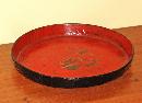 Antique Asian Red Lacquered Tray