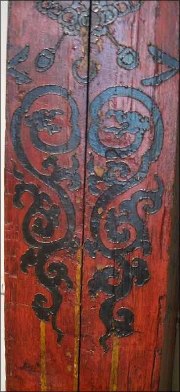 Tibetan Door Frame or Columns