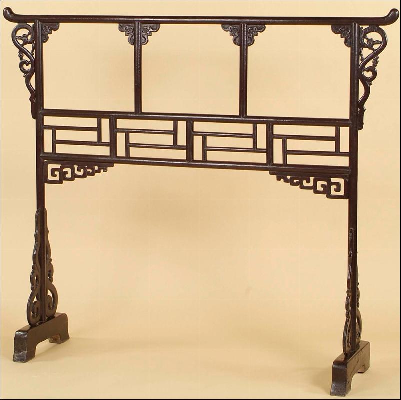 Original Lacquered Chinese Clothes Rack