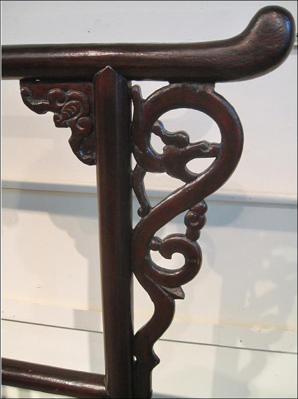 Original Lacquered Chinese Clothes Rack