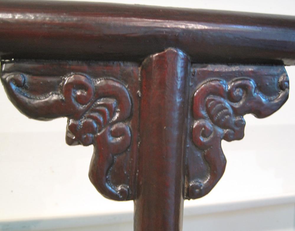 Original Lacquered Chinese Clothes Rack