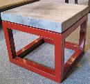 Asian Stone Top Table with Cube Base