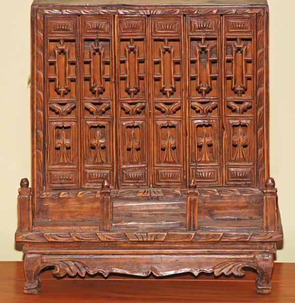 Antique Oriental Family Shrine