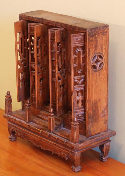 Antique Oriental Family Shrine
