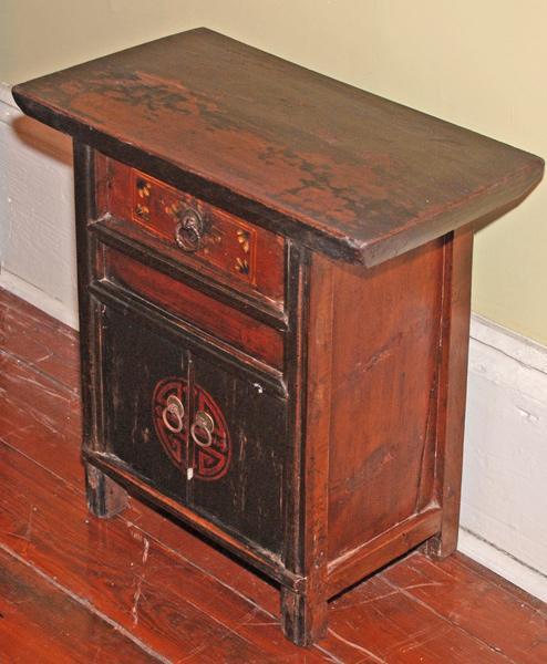 Small Antique Oriental Country Cabinet