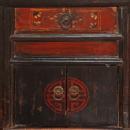 Small Antique Oriental Country Cabinet