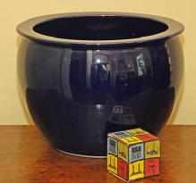 Blue Porcelain Fishbowl