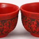 Carved Tibetan Milk Bowls