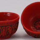 Carved Tibetan Milk Bowls
