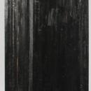 Asian-Inspired Red Lacquered Tall and Slender Cabinet
