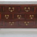 Asian-Inspired Buffet Console Cabinet with 13 Drawers