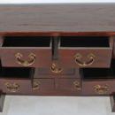 Asian-Inspired Buffet Console Cabinet with 13 Drawers