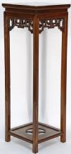 Asian-Inspired Tall Plant Vase Stand