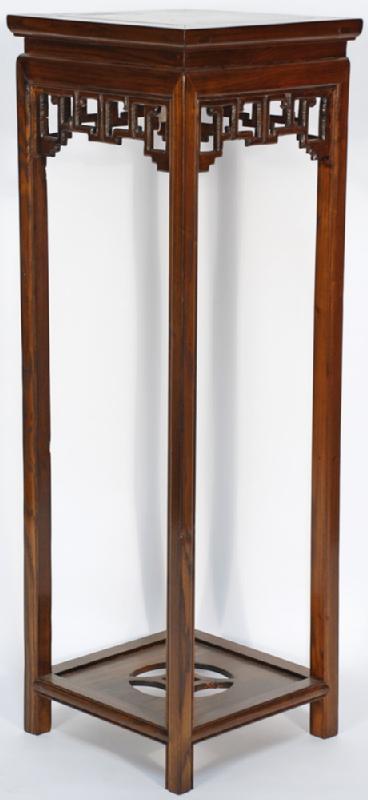 Asian-Inspired Tall Plant Vase Stand