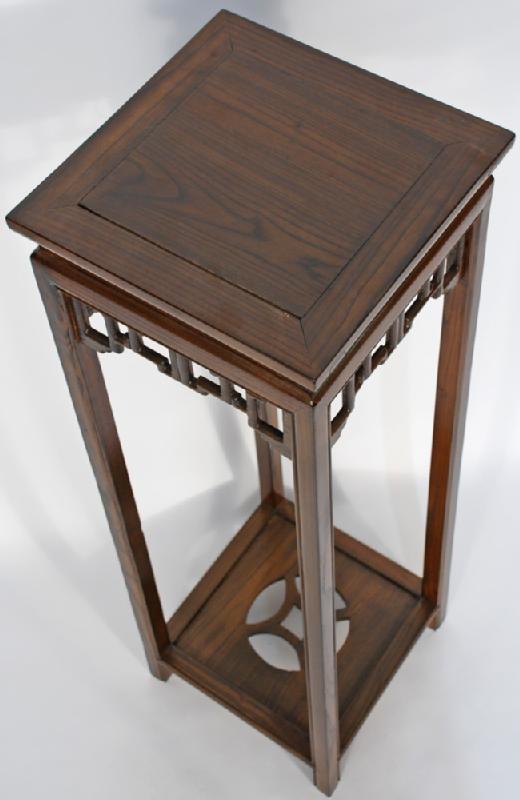 Asian-Inspired Tall Plant Vase Stand