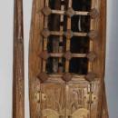 Antique Chinese Canoe Converted into Wine Rack