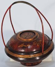 Chinese Ladies' Bucket with Reed Handle