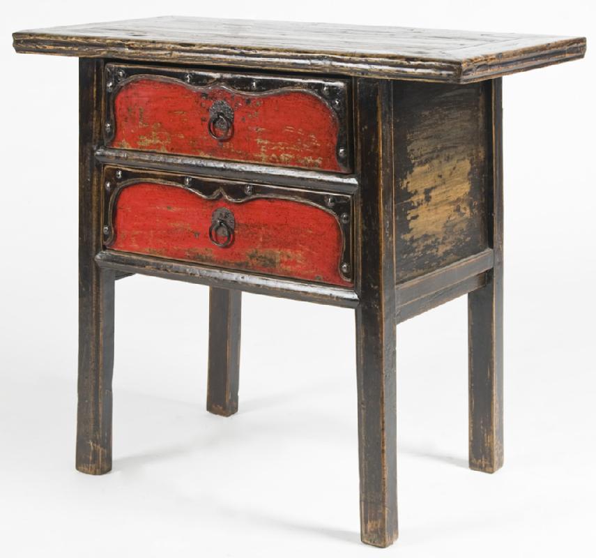 Antique Oriental Table Cabinet