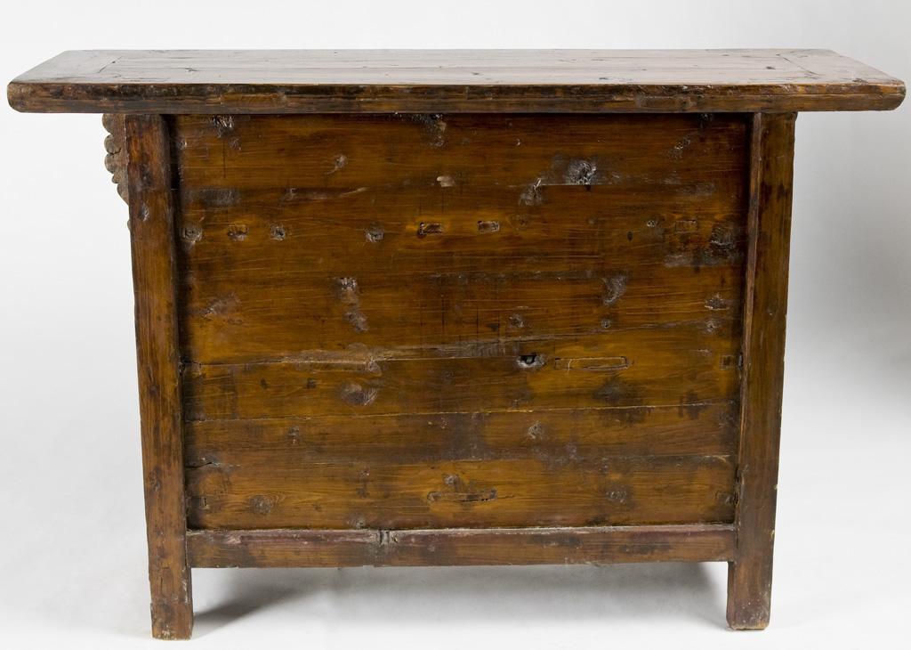 Antique Rustic Mongolian Cabinet