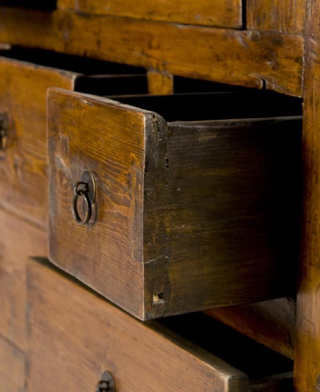 Antique Rustic Mongolian Cabinet