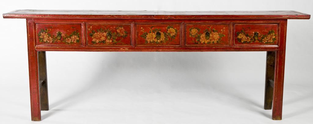 Antique Mongolian Console Table (Sofa Table - Altar Table - Hall Table)
