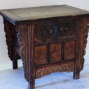 Antique Chinese Locking Coffer Cabinet
