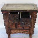 Antique Chinese Locking Coffer Cabinet