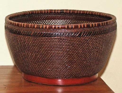 Chinese Rattan Basket