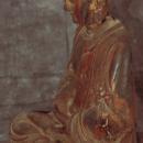 Large Carved Wooden Buddha Statue