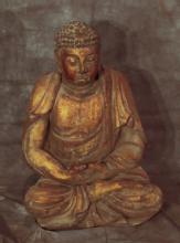 Carved Wooden Buddha Statue