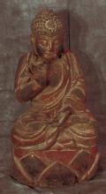 Carved Wooden Buddha Statue