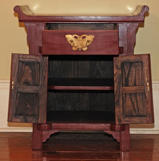 Small Pagoda-Top Cabinets