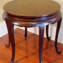 Round Yew Wood Table