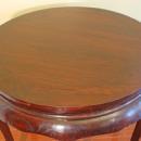 Round Yew Wood Table