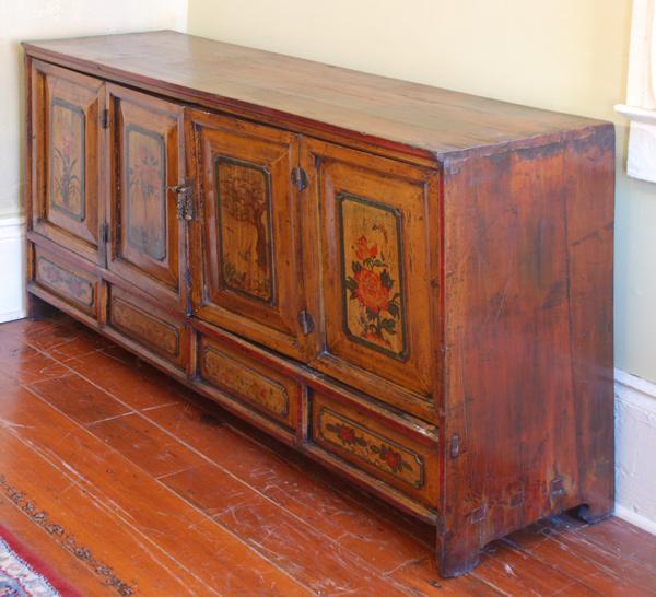 Antique Asian Buffet Cabinet