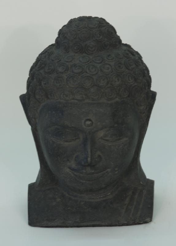 Stone Buddha Head Bust