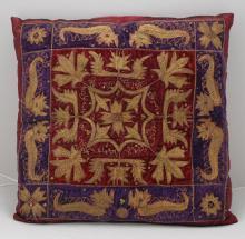 Designer Decorative Pillow Throw Blue (Decorative Pillow Covering from Indonesia)