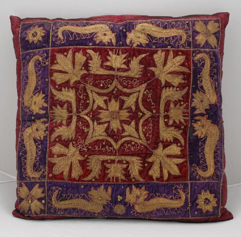 Designer Decorative Pillow Throw Blue (Decorative Pillow Covering from Indonesia)