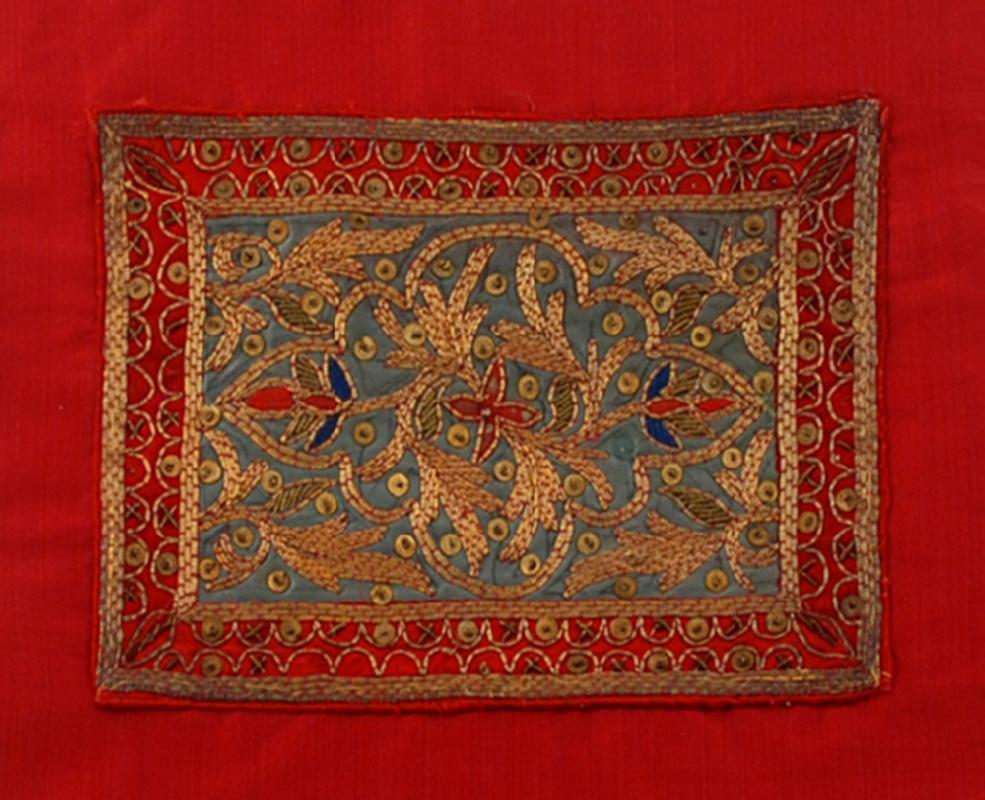Designer Decorative Pillow Cover Red (Decorative Pillow Covering from Indonesia)