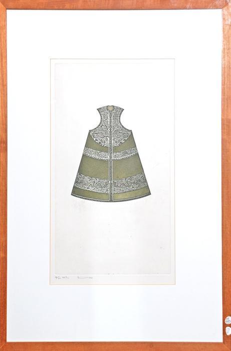 Chinese Robe Framed Print, Signed and Numbered