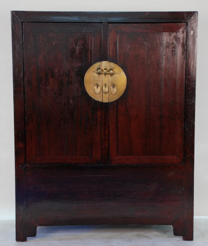Antique Chinese Ming Style Two Door Large Cabinet