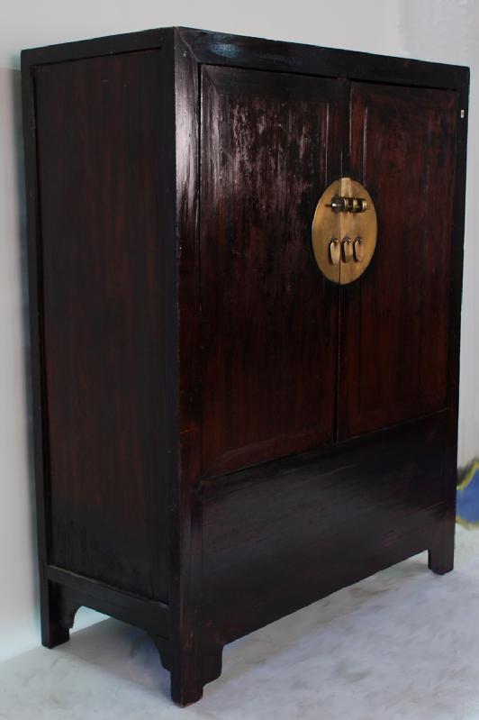 Antique Chinese Ming Style Two Door Large Cabinet