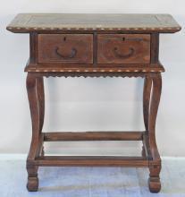 Philippines Antique Altar Mesa Table with Bone Inlay