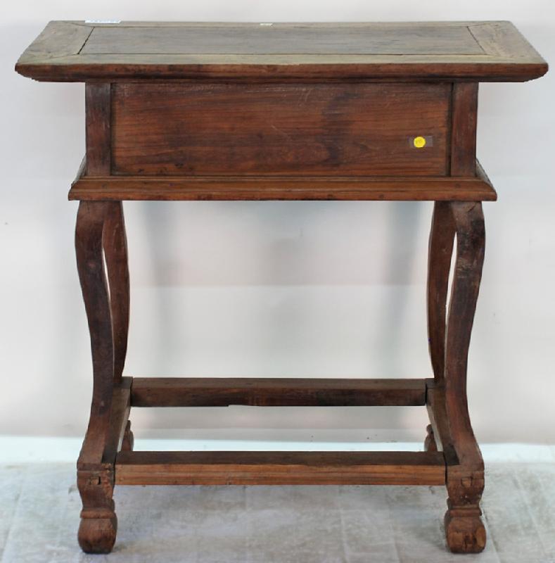 Philippines Antique Altar Mesa Table with Bone Inlay