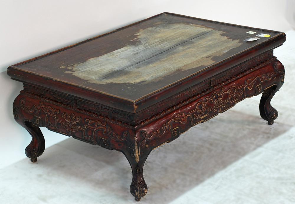 Chinese Kang Table with Lift Top