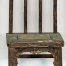 Antique Chinese Pencil Back Chairs, Small