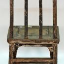 Antique Chinese Pencil Back Chairs, Small