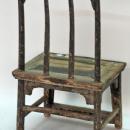 Antique Chinese Pencil Back Chairs, Small