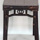 Antique Chinese Square Brown Lacquer Table
