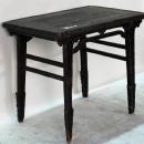 Antique Chinese Black Lacquer Wine Table with Drip Edge